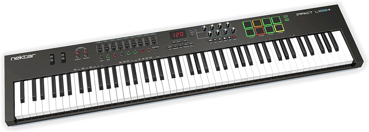 Nektar Impact LX88+ Contrôleur de clavier MIDI USB avec intégration DAW