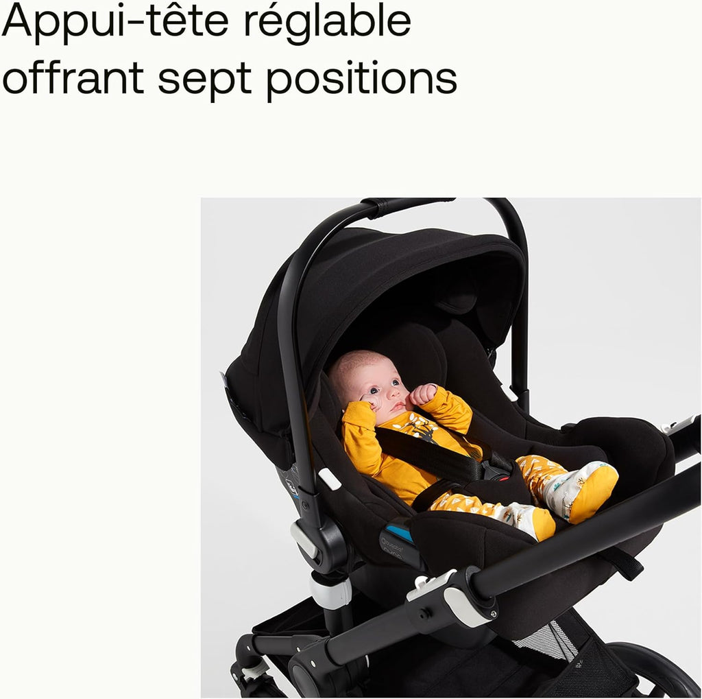 Turtle Air by Nuna, Siège Auto Pour Nouveaux-nés et Jeunes Enfants, Ultra Léger, Sûr et Pratique, avec Capote et fenêtre de visibilité, noir