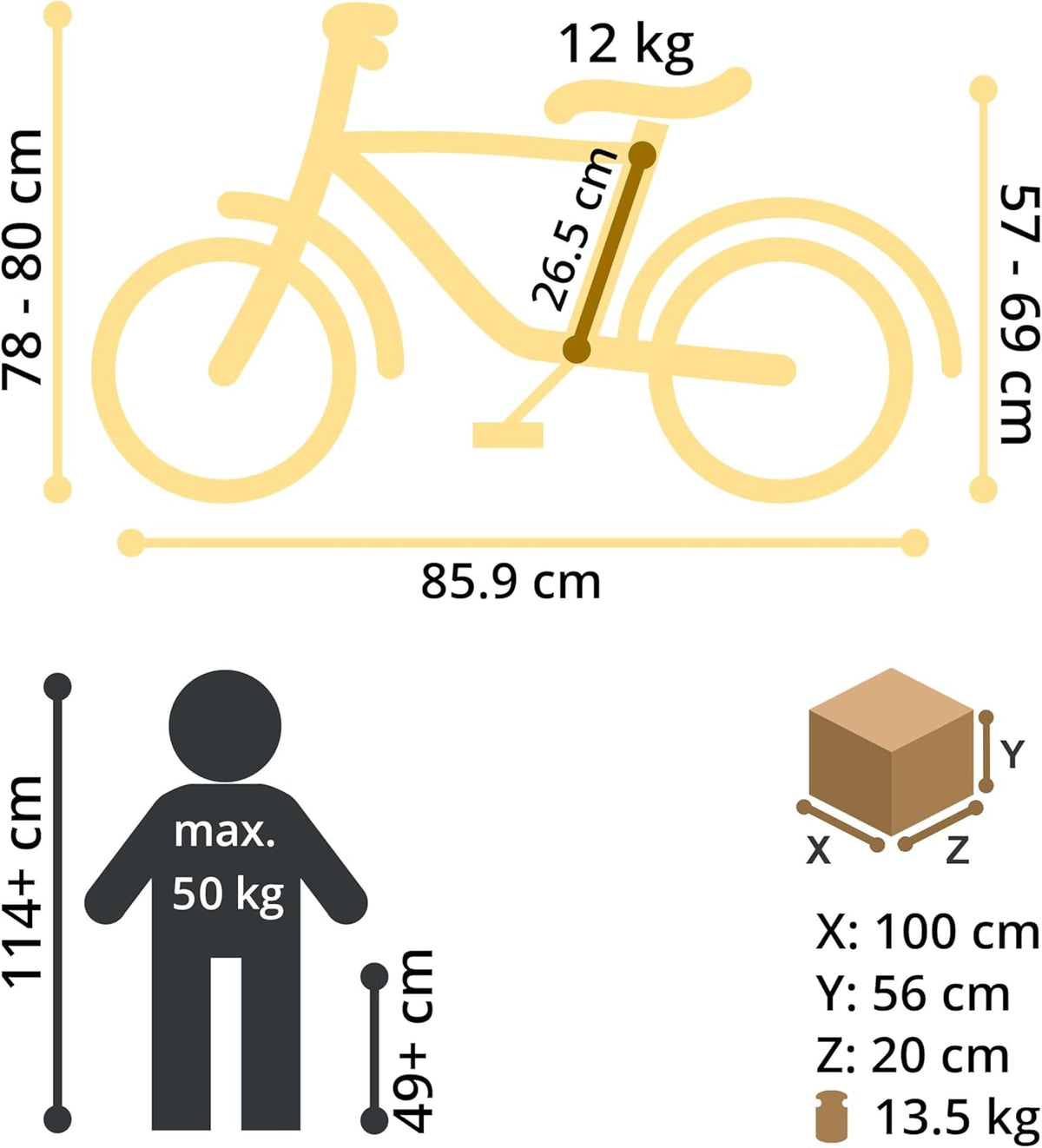 BIKESTAR Vélo Enfant en Aluminium, Garcons et Filles de 5 Ans | Bicyclette de Montagne VTT 18 Pouces avec Freins en V | Bleu