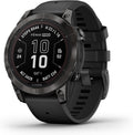 fēnix 7 Pro, Solar - Montre GPS Multisports connectée – Gray avec Bracelet Noir – Boîtier 47 mm (Reconditionné)