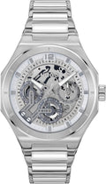 HUGO Montre Analogique Multifunction à Quartz pour Homme Collection Grail Skeleton avec Bracelet en Silicone ou en Acier Inoxydable
