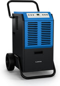 Klarstein DuraDry 50L déshumidificateur d'air, 52 dB, réservoir de 5,5L, minuterie 24h, dégivrage auto, filtre lavable, portable, déshumidificateur électrique pour grands espaces, sous-sols, entrepôts