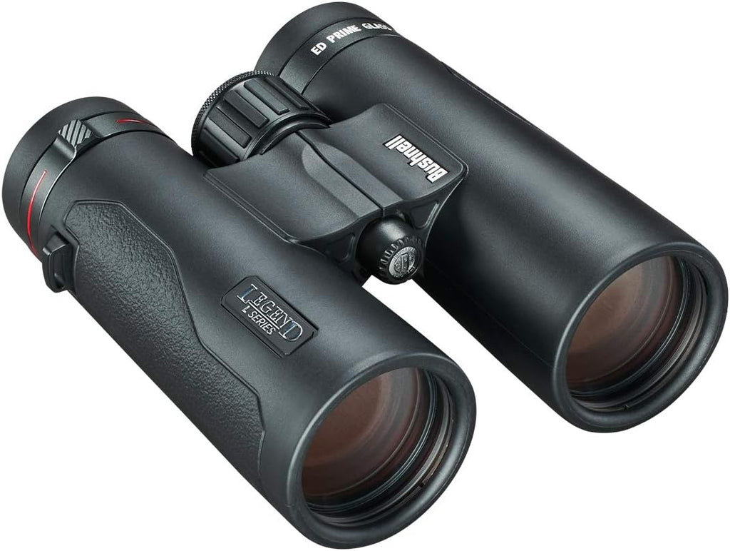 BUSHNELL - Jumelle pour Adultes - Legend L - Series 10x42 - Noir - Vision Nette et Lumineuse - Étanches - Robuste - Prisme en Toit - 197104