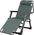 DANNMPX Chaise Longue Zero Gravity Sunlounger Réglage À 2 Vitesses Chaise Pliante Portable avec Appuie-tête Longue pour Intérieur Extérieur Pliante Relaxation B