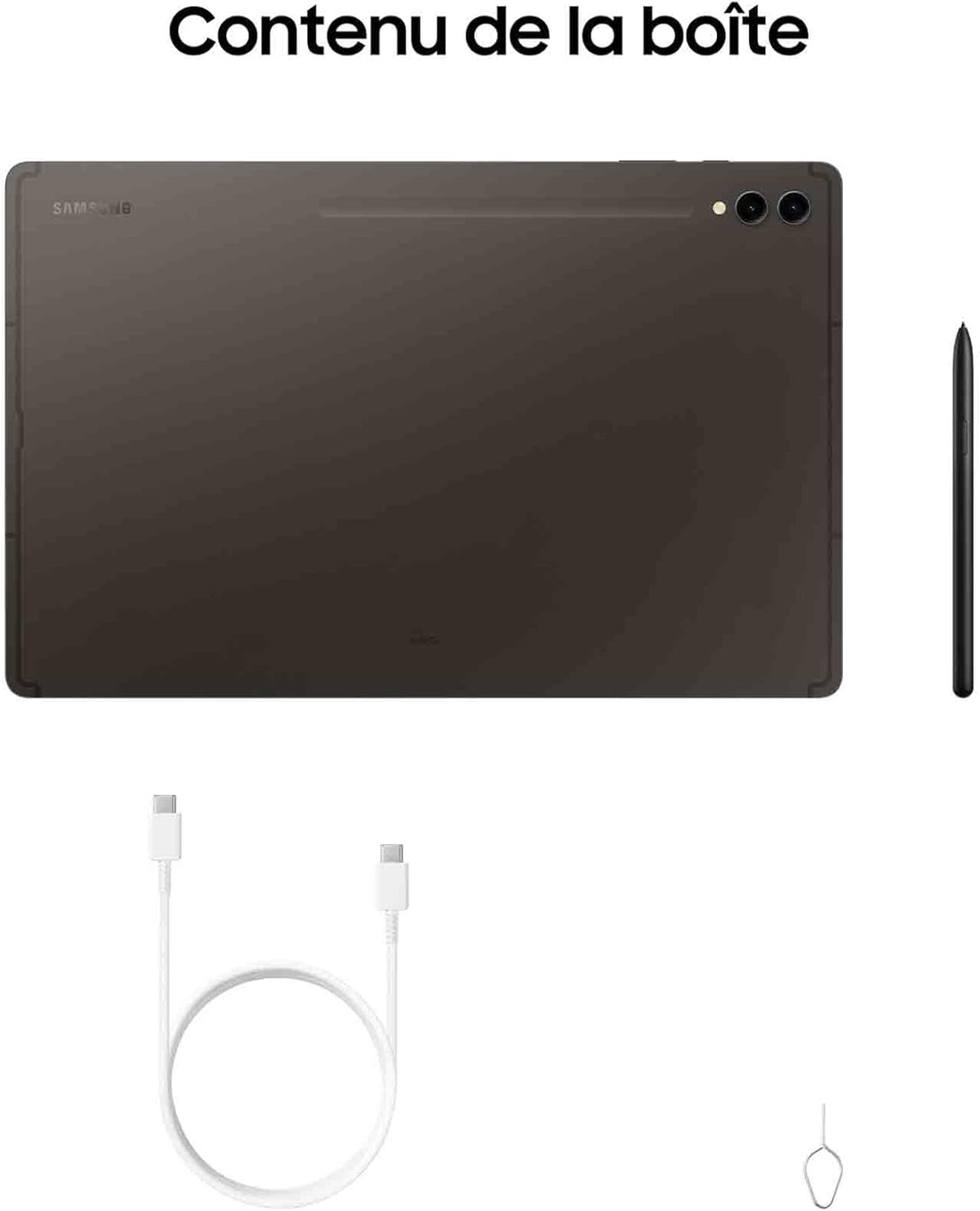 Tab S9 Ultra Tablette avec AI, Android, 14.6" 256Go de Stockage, Lecteur MicroSD, 5G, S Pen Inclus, Anthracite
