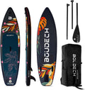 Stand Up Paddle Board Flatwater/Touring Planche gonflable 300 x 75 x 15 cm avec pagaie réglable, chevilles, gonflage, kit réparation et sac de transport Poids max. 140 kg