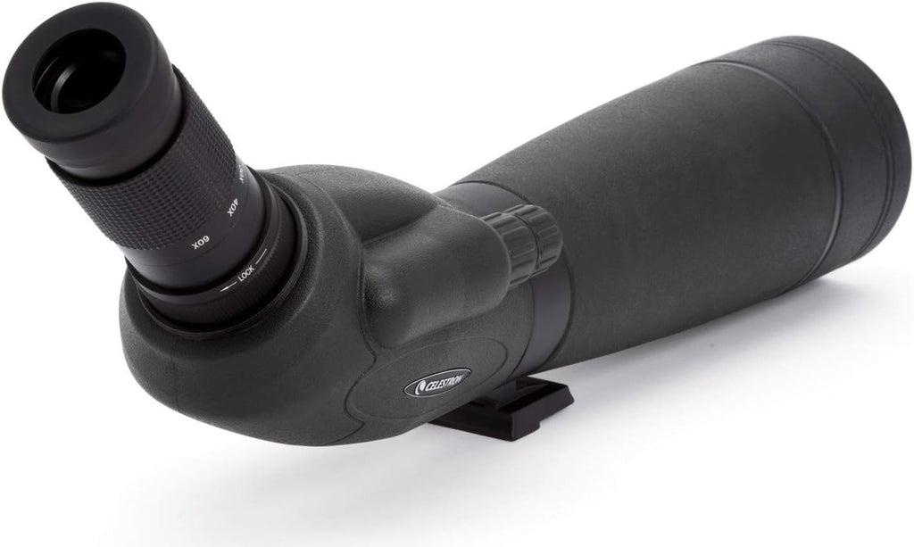 Celestron 52332 TrailSeeker 80mm Angled Spotting Scope Telescope, Black