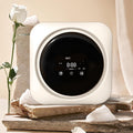 GEJLELDS Mini Machine À Laver Et Sèche-Linge De 3,5 L, Machine À Laver Compacte Et Essoreuse avec Baril Intérieur en Acier Inoxydable, pour Appartement, Maison, Dortoir Mural