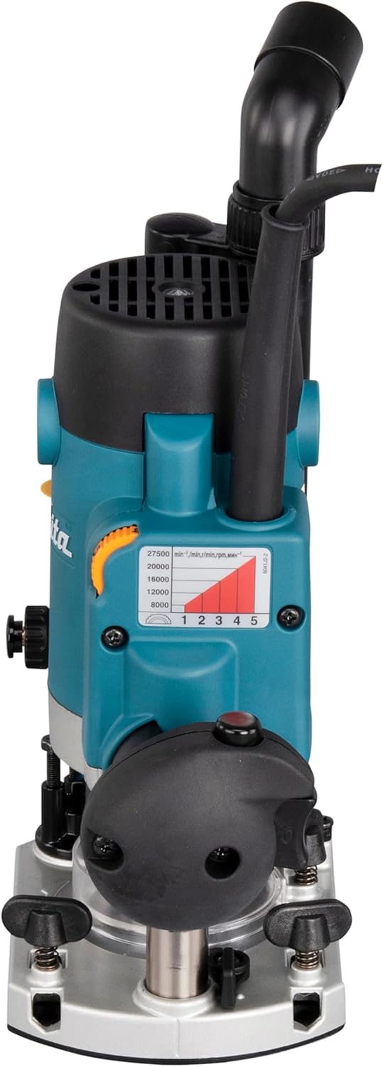 RP1111CJFA Défonceuse 1100 W avec kit de 12 fraises D-53556 en coffret Makpac Bleu