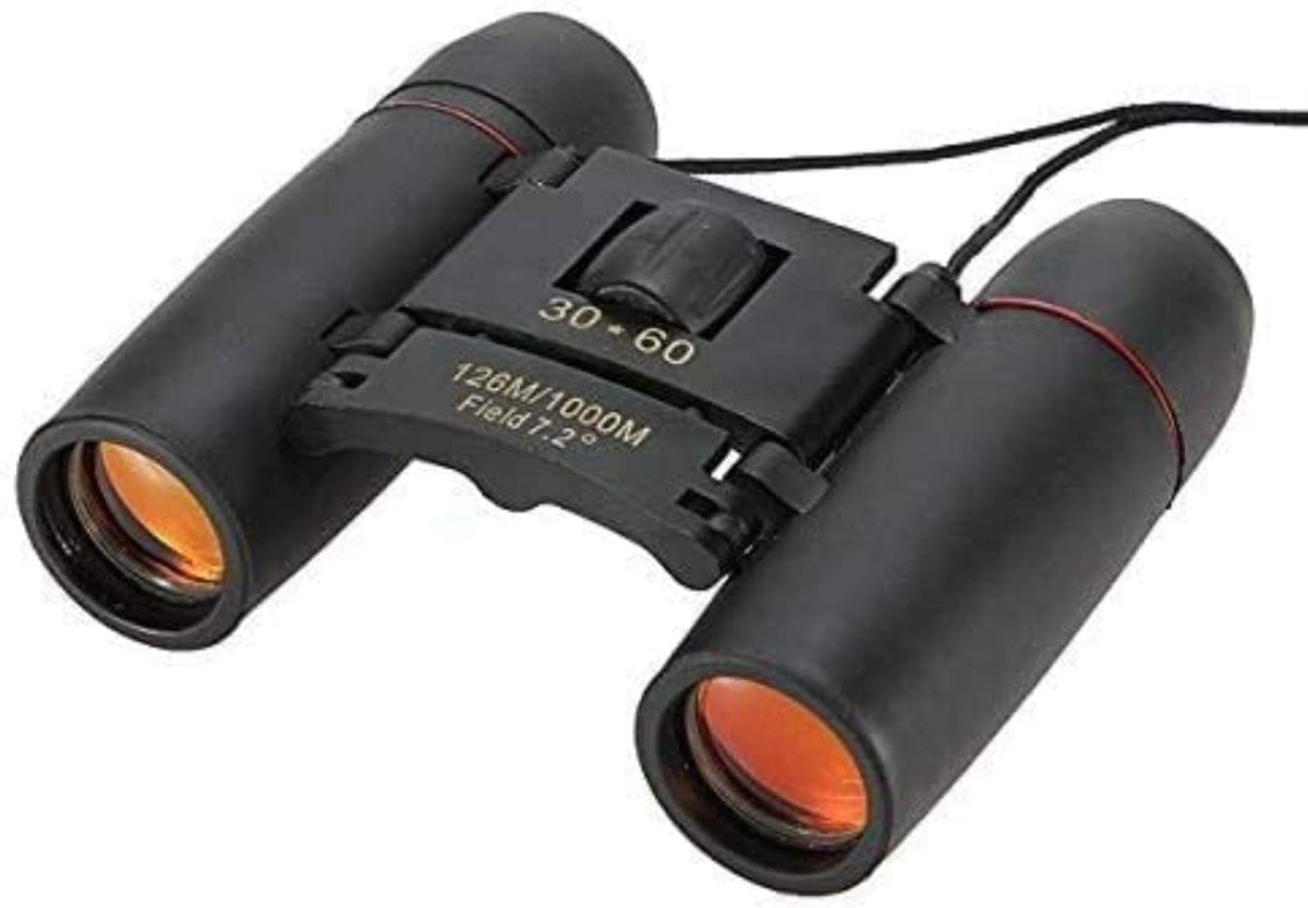 Télescope Jumelles Haute Puissance 30x60 Jour et Nuit Camping Voyage Vision Longue-Vue 126m / 1000m Jumelles Pliantes Optiques Télescope intérieur/extérieur