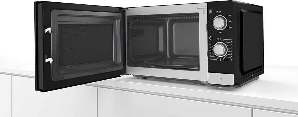 Bosch Série 2 FFL020MS2B Micro-ondes autonome, 44 x 26 cm, acier inoxydable