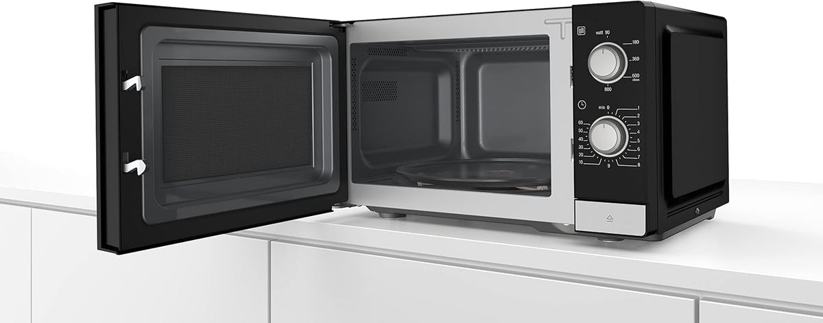 Bosch Série 2 FFL020MS2B Micro-ondes autonome, 44 x 26 cm, acier inoxydable