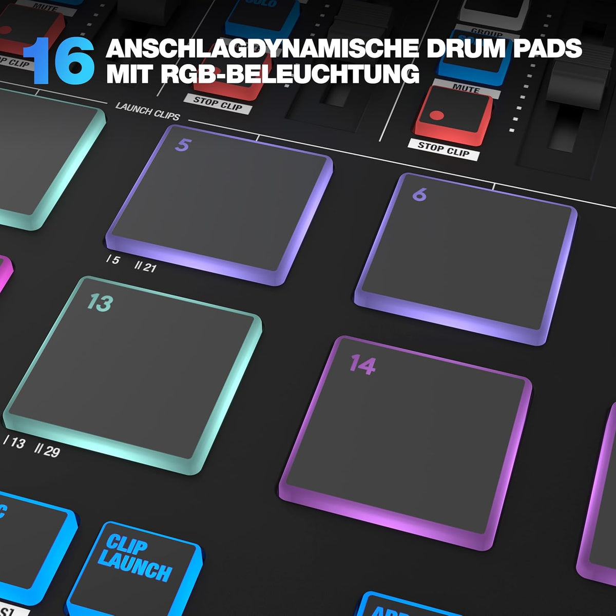 Reloop Keypad Pro - Station de travail DAW compacte avec MIDI sans fil