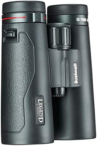 BUSHNELL - Jumelle pour Adultes - Legend L - Series 10x42 - Noir - Vision Nette et Lumineuse - Étanches - Robuste - Prisme en Toit - 197104