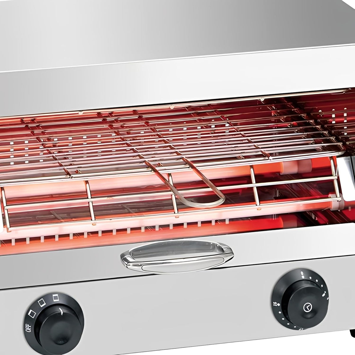 MBH - Grille-pain industriel électrique 1 étage en INOX pour l'HÔTELLERIE. Four grille-pain professionnel pour bars et restaurants.