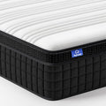 SuiLong Matelas Hybrid 160x200, 25cm Épaisseur, Ressorts Ensachés Mousse à Mémoire de Forme, Confort Mi-Ferme, Multicouches Extra Confort 7 Zones, Oeko-tex