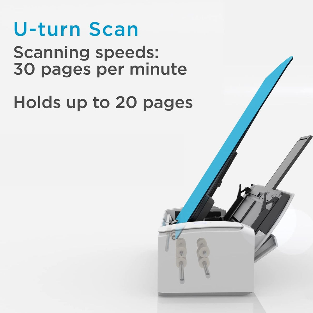 ScanSnap iX1300 - Scanner the document automatique - Noir - Formats papier standards de la carte de visite au format A4, recto verso, USB 3.2 et WiFi