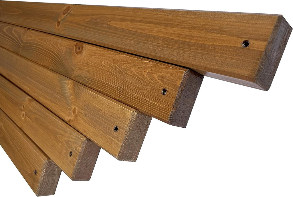 Primario Grande Banc de Jardin Extérieur en Bois - Capacité de Charge 350kg - Banquette pour Parc Grande-BO Chêne Clair, 150cm - Longueur du Siège