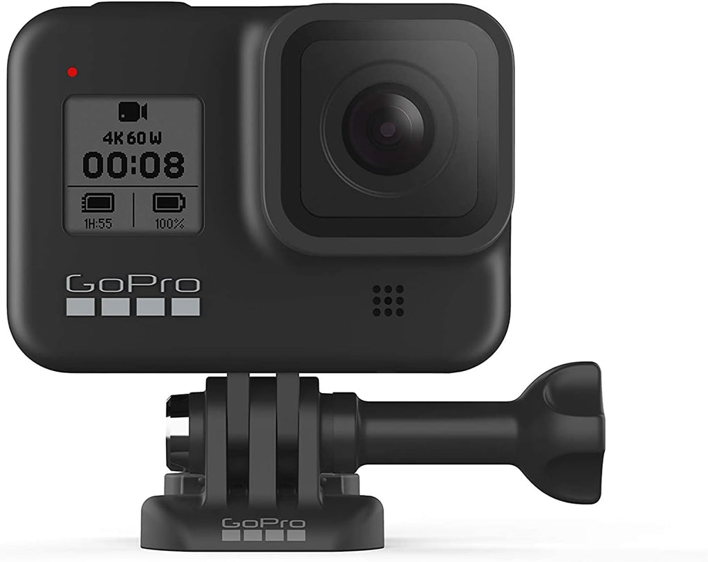 GoPro HERO8 Caméra Numérique Embarquée Étanche avec Écran Tactile, Vidéo HD 4K, Photos 12 MP, Diffusion en Direct et Stabilisation Intégrée