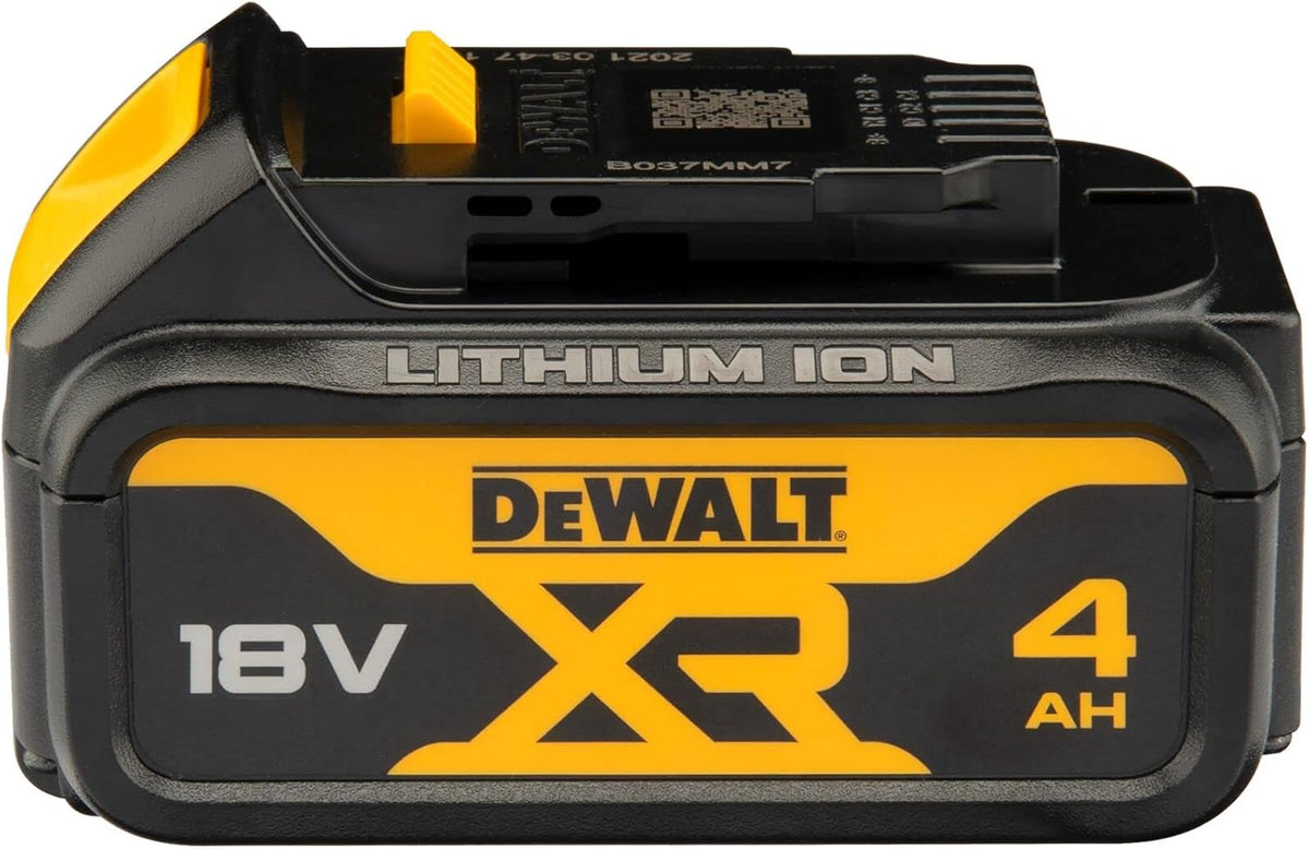 Meuleuse Burshless XR 18V 5Ah Li-Ion - DCG405NT-XJ - Meuleuse Électrique sans Fil avec Coffret TSTAK & Batterie XR 18V 4 Ah Li-Ion - DCB182-XJ - Compatible Avec Tous Les Outils