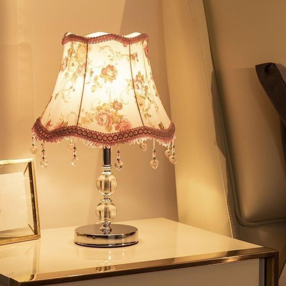 ruyi-1986 Lampes de table Lampe de bureau, chambre à coucher, chevet, décoration créative et simple, cadeau, veilleuse en cristal