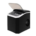 ALCXAZS Machine à glaçons à compresseur puissant, comptoir de maison, Camping, Portable, PP, 2 tailles de glace, facile transporter, Noir