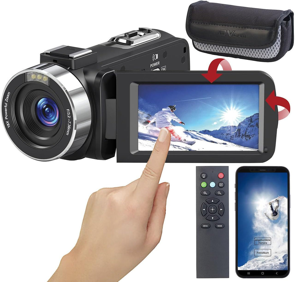 Caméscope connecté 8K UHD DV-910.uhd [Somikon]