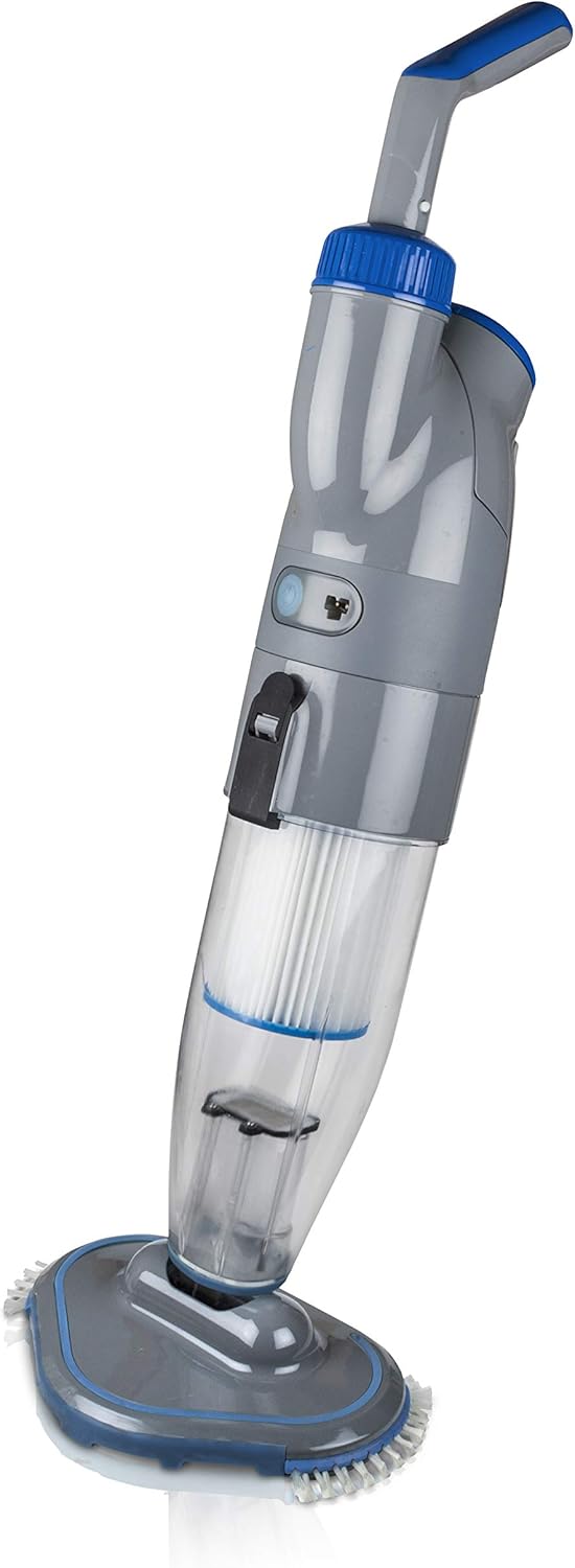 Gre VCB50P - Aspirateur électrique Action Vac, Multi-Vitesse, pour piscines et spas, Gris/Bleu