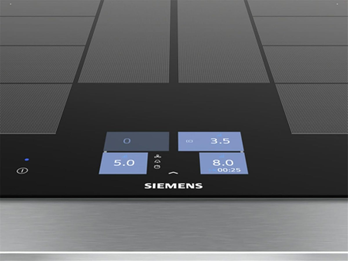 Siemens EX875KYW1E plaque Noir Intégré (placement) Plaque avec zone à induction 4 zone(s)