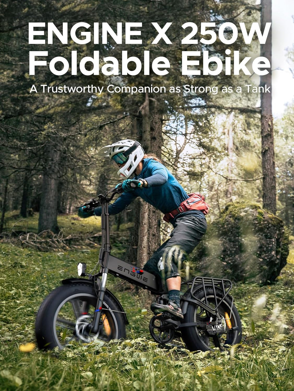 ENGWE Velo Electrique Pliable Vélo Électrique, Draisienne Electrique Adulte avec Batterie 48V 13Ah, Velo Electrique Homme 20 Pouces, 7 Vitesses, 250W Moteur, Jusqu'à 120km