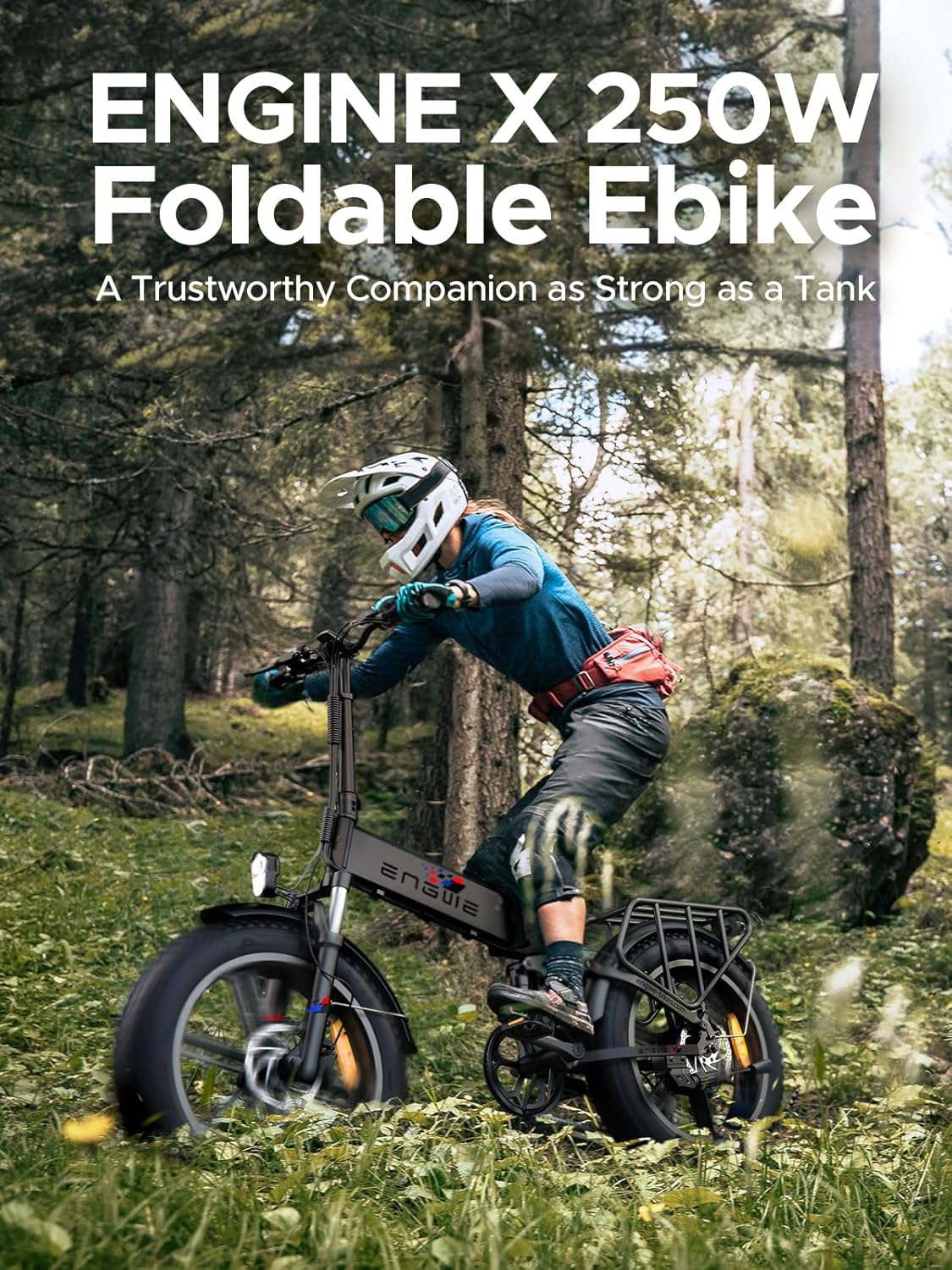 ENGWE Velo Electrique Pliable Vélo Électrique, Draisienne Electrique Adulte avec Batterie 48V 13Ah, Velo Electrique Homme 20 Pouces, 7 Vitesses, 250W Moteur, Jusqu'à 120km