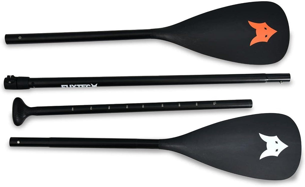 Fuxtec Stand Up Paddle Board Sea Cruiser Gonflable - 320 x 81 x 15 cm avec 3 Ailerons - Randonnée en Mer Supporte Jusqu'à 150kg - Sac à Dos Inclus