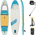 Hydro-Force Inflatable Stand Up Paddle Board | Complete Set with Hand Pump, Travel Bag and Built-in Window, Multiple Sizes