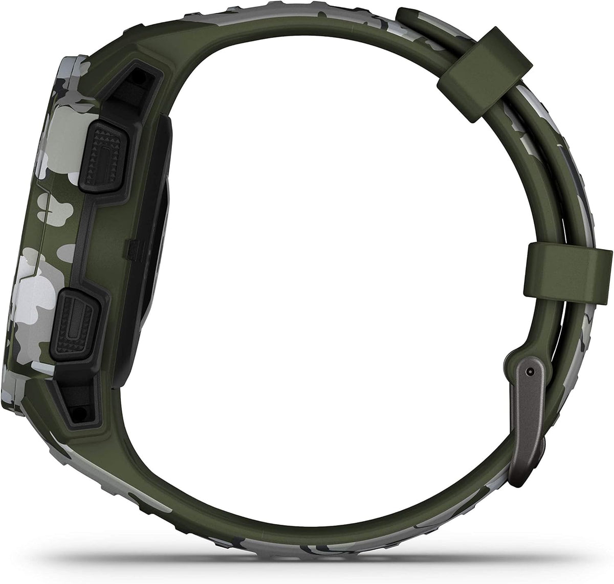 Instinct Solar Camo Edition - Montre GPS de plein air robuste avec chargement à l'énergie solaire - Lichen (Reconditionné)