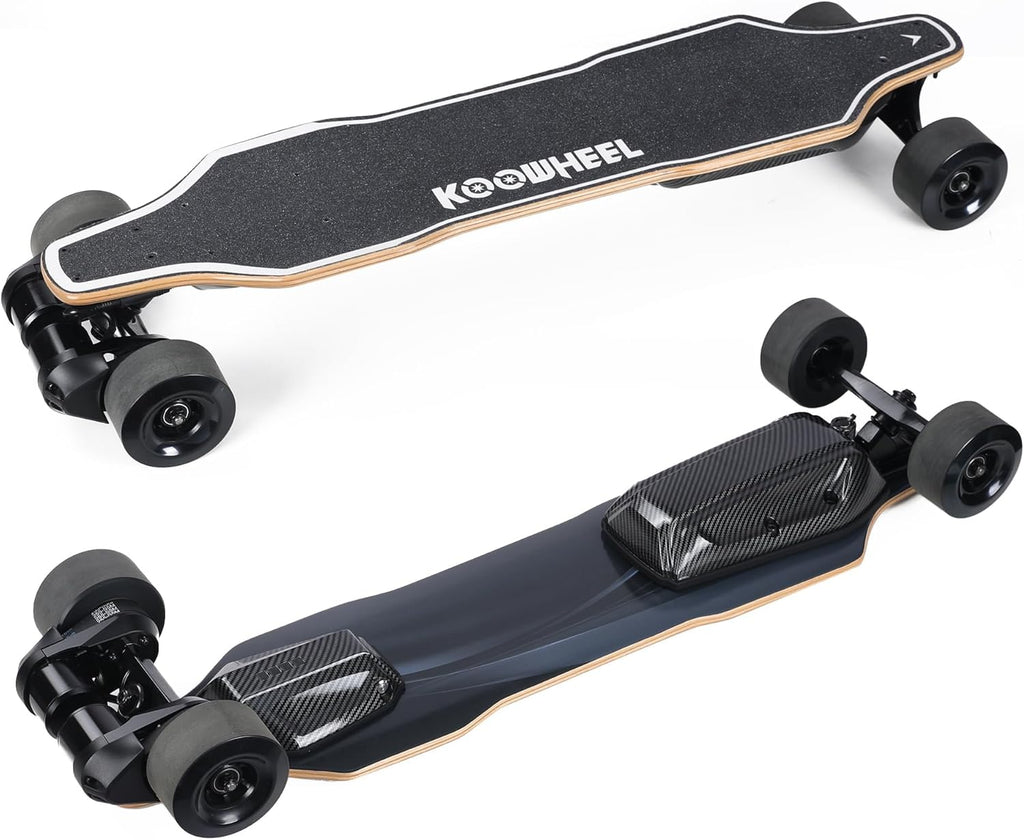 Skateboard électrique avec télécommande OLED, double moteur 2000 W, 45 km/h Max, autonomie 30 km, étanche IPX4