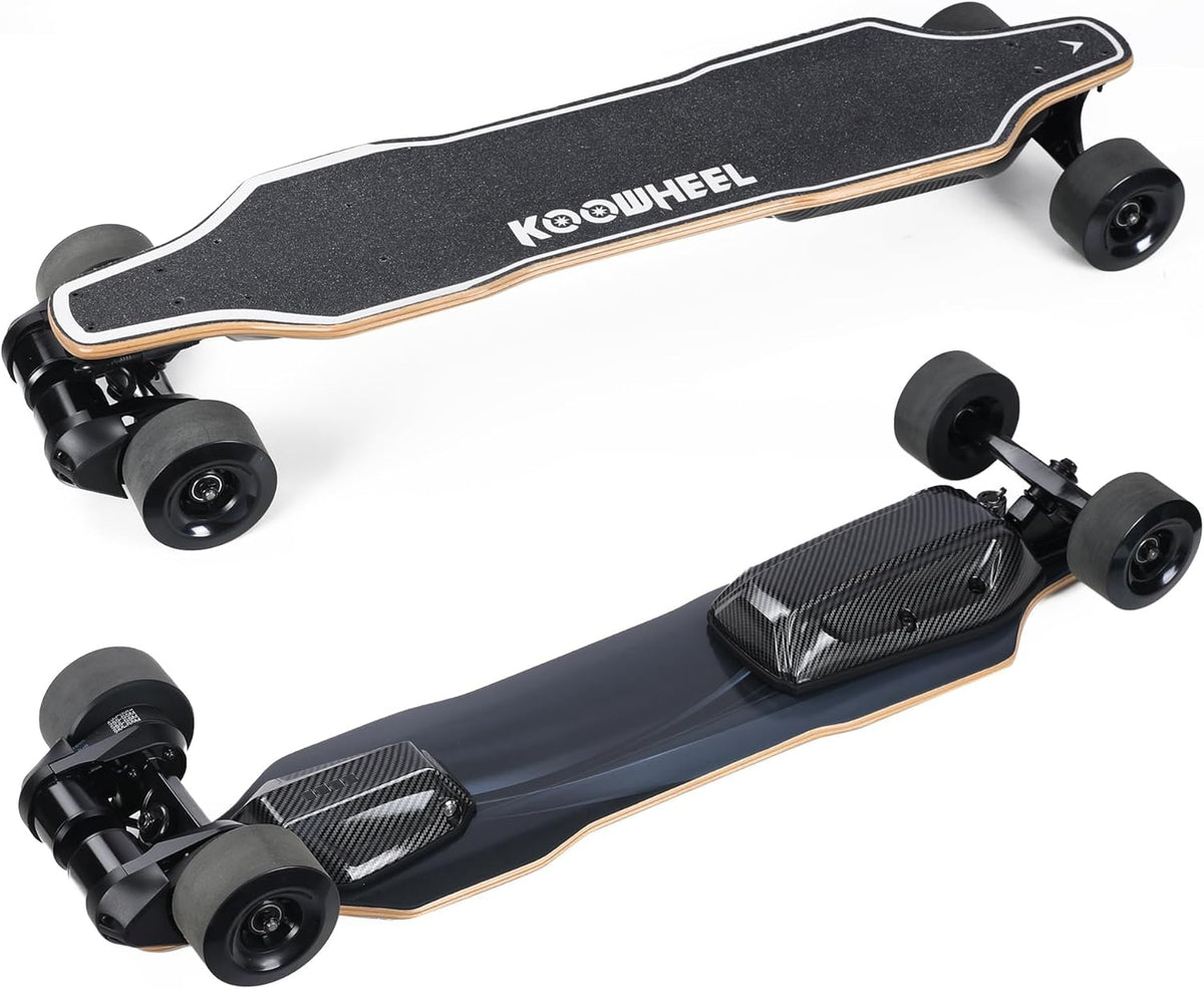 Skateboard électrique avec télécommande OLED, double moteur 2000 W, 45 km/h Max, autonomie 30 km, étanche IPX4