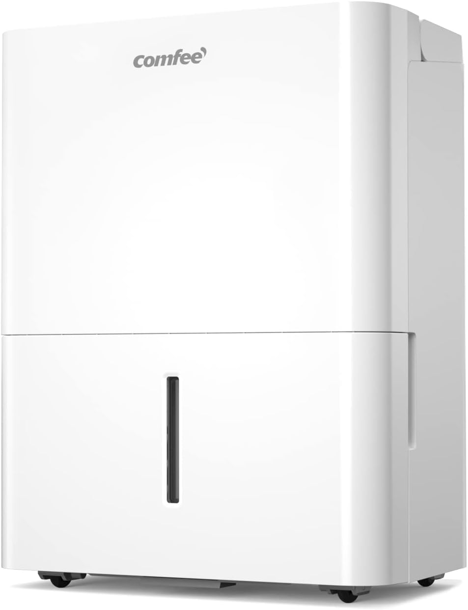 Déshumidificateur Compacte, Absorbe jusqu'à 12L/jour, Deshumidificateur d air avec Roulettes et Poignée, Minuterie 24H, Réservoir 2L, Pour pièce de 20-35㎡, MDDN-12DEN7