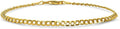 Miore Bracelet pour Femmes Chaîne Maille Gourmette en Or Jaune 9 Carat / 375 Or, Bijou longueur 19.5 cm
