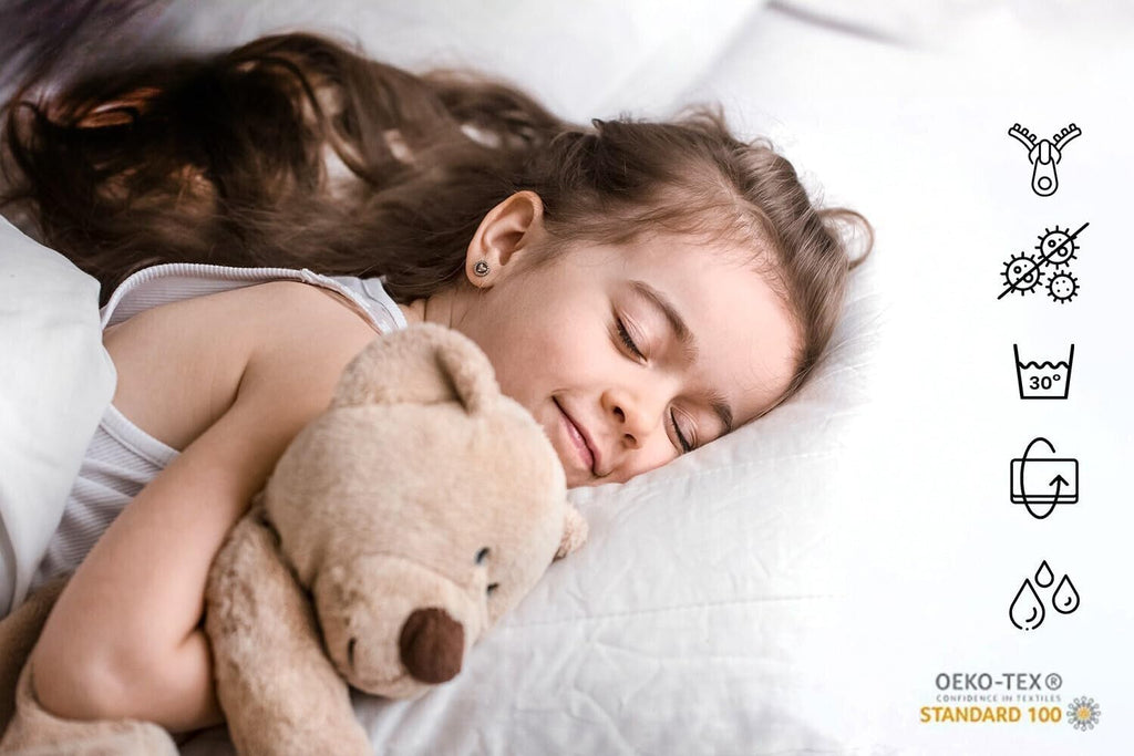 KOBI Lit Enfant Max Blanc | 160x80 | avec tiroir, Balustrade et Matelas | pour Filles et garçons | pour Chambre d'enfant |