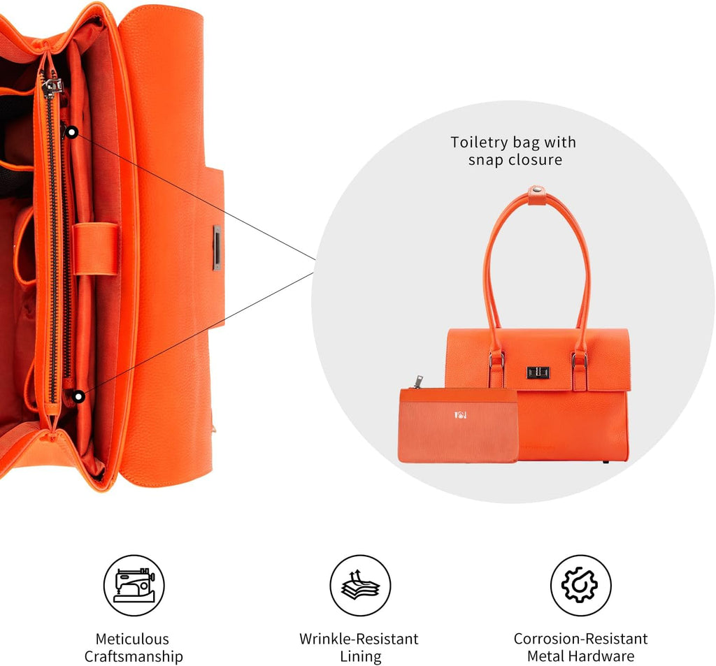 VICTORIA HYDE Sac à main élégant pour femme - Grand sac à bandoulière - Sac à main pour ordinateur portable - Porte-documents - Sac à main de