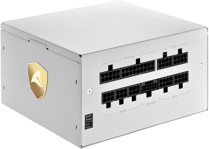 Sharkoon Rebel P20 Blanc 1200W, Full Modular, Cybenetics Gold
