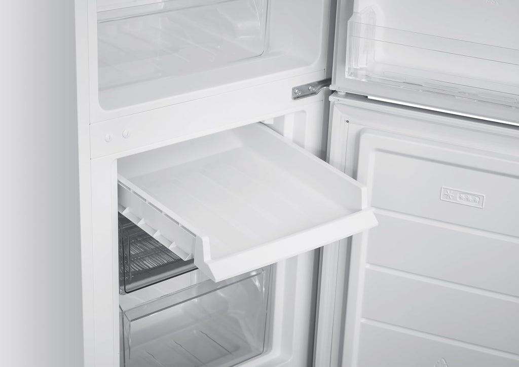 GEDTECH Réfrigérateur combiné congélateur bas 173L GCB173WH - Blanc - Hauteur 143cm