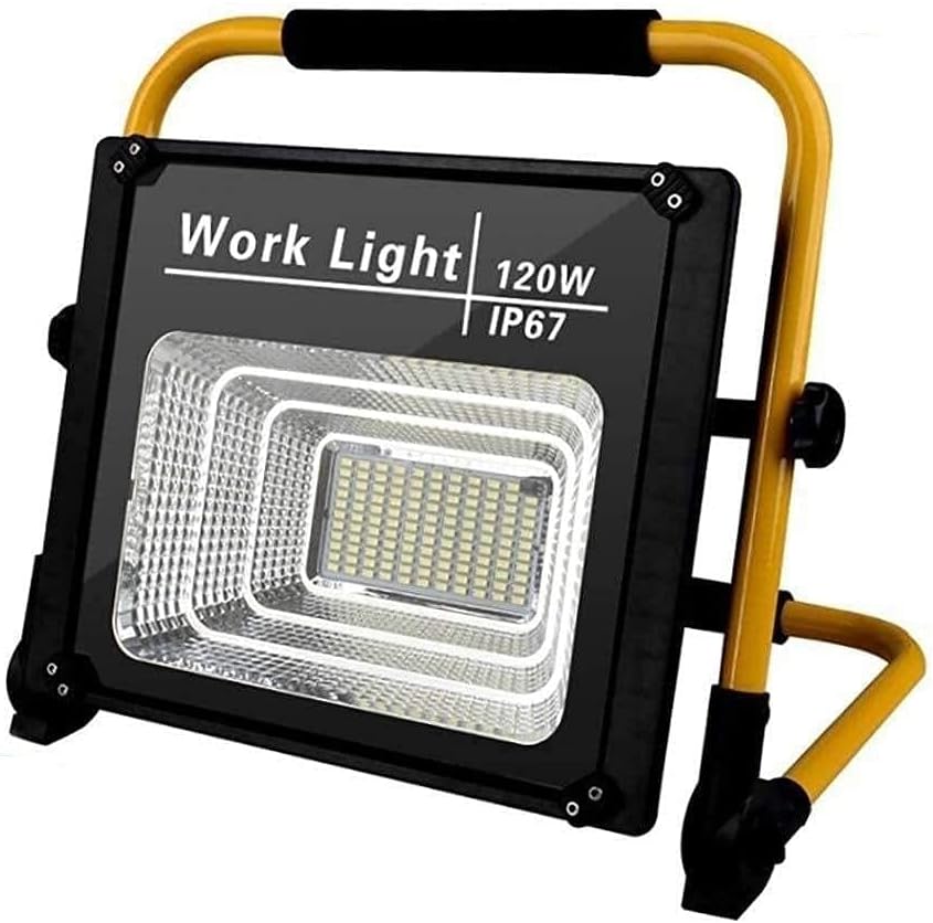 Lampe de travail à LED Lampe rechargeable, Projecteurs rechargeables, lampe de travail à LED avec chargement USB, for camping en plein air, randonnée, réparation de voiture d'urgence, éclairage de cha