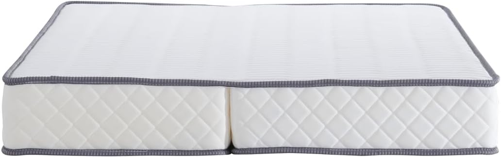 Provence literie Matelas Ferme pour Clic Clac 130x190 x 20 cm - Dim Assise 60 cm - 5 Zones de Confort - ame Rembourrage 100% polesther