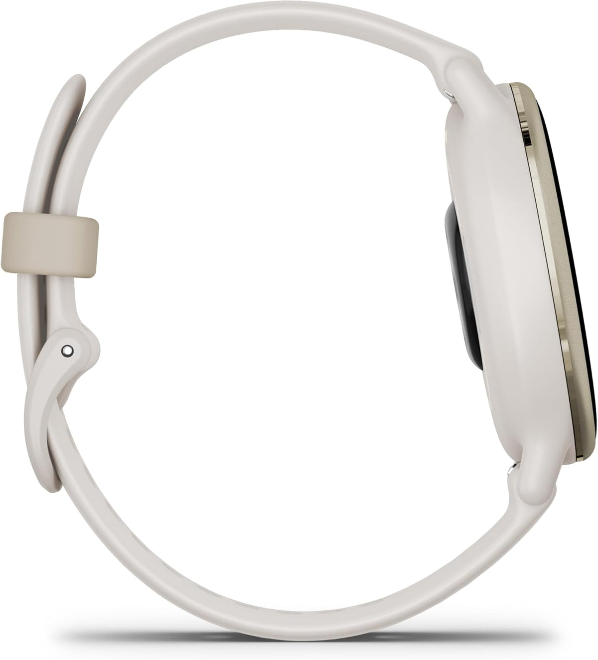 Vivoactive 5 montre intelligente GPS santé et fitness pour homme et femme lunette aluminium doré crème bracelet silicone ivoire écran AMOLED 3 cm autonomie