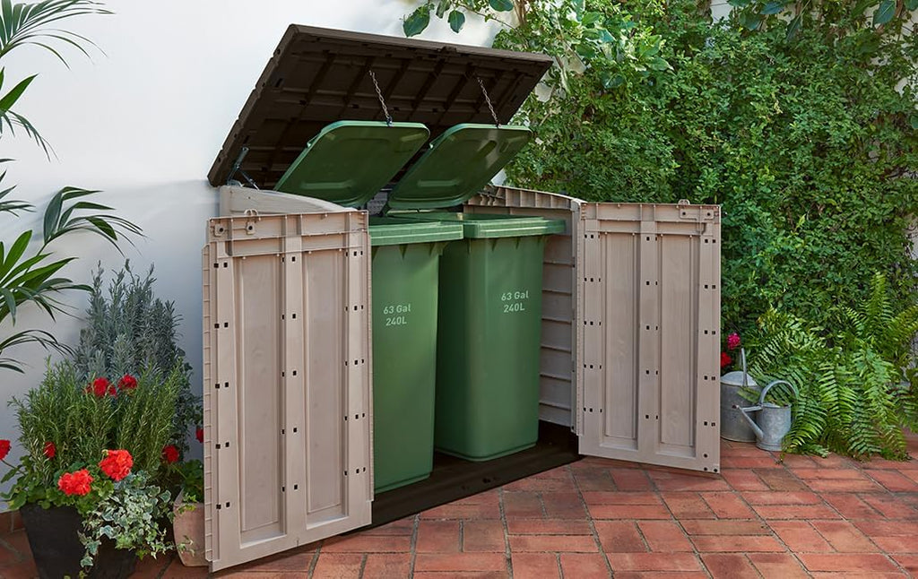 KETER Abri horizontal range poubelle SIO MAX - 1200 litres