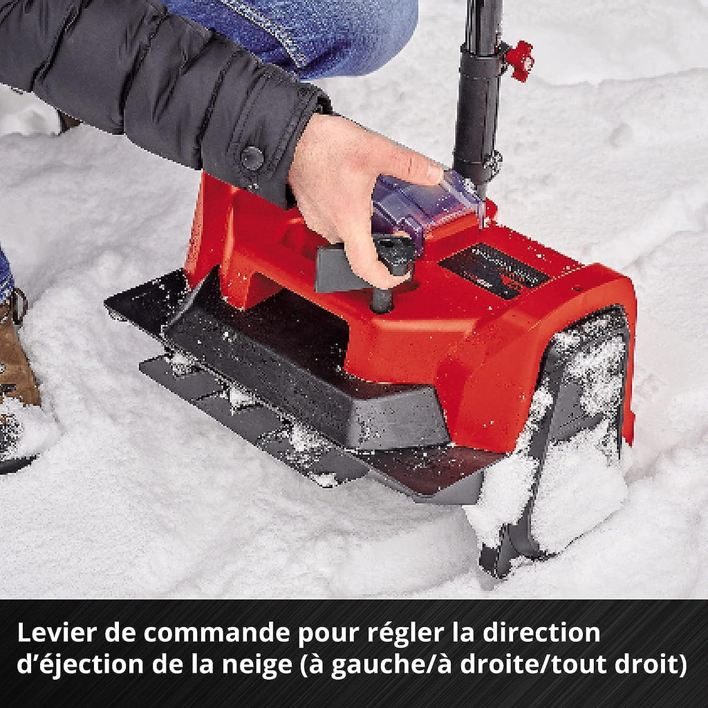 Einhell Fraise à Neige sans Fil GE-St 36/40 Li E-Solo Power X-Change (36 V, Largeur utile 40 cm, Hauteur de Neige Max. 20 cm) Livré sans Batterie et sans Chargeur