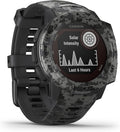 Instinct Solar Camo Edition - Montre GPS de Plein air Robuste avec Chargement à l'énergie Solaire - Noir