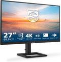 Philips Monitors 27E1N1800AE - Moniteur Ultra HD 27 Pouces, Haut-parleurs, Hauteur réglable, HDR10 (3840x2160, 60 Hz, HDMI 2.0, DisplayPort 1.4) Noir