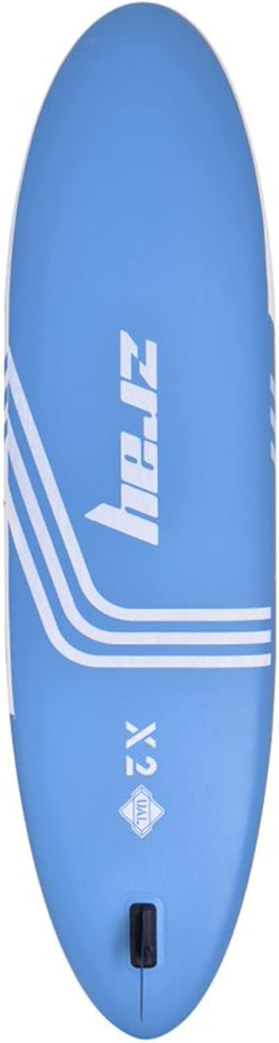 Zray X-Rider X1 Inflatable Sup Outdoor Sport All Around Stand Up Paddle Board Kit with Ultimate Agile Light Technology, Blue/White